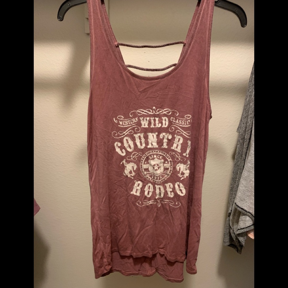 Large stylized Country Rodeo tank top